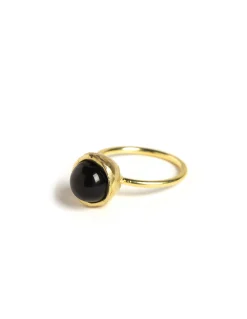 Online ANILLO ESFERA DORADO ONIX Anillos