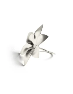 Cheap ANILLO FLOR PICOS PLATEADO Anillos