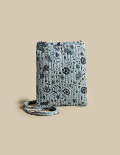 Cheap BANDOLERA FLOR HOJA AZUL Bolsos|Bolsos Y Bandoleras