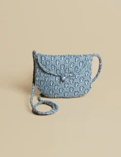 Clearance BANDOLERA FLOR RAMITO AZUL Bandoleras|Bolsos Y Bandoleras