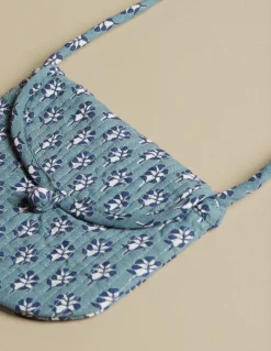 Clearance BANDOLERA FLOR RAMITO AZUL Bandoleras|Bolsos Y Bandoleras
