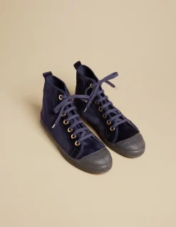 Cheap BENSIMON TERCIOPELO AZUL Zapatos|Zapatos