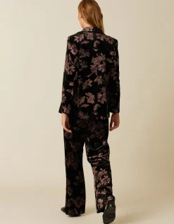 Discount BLAZER TERCIOPELO FLOR Blazers