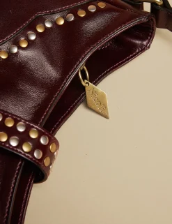 Fashion BOLSO TACHAS MARRÓN Bolsos