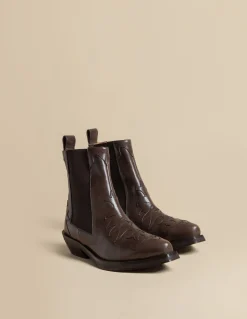 Sale BOTÍN COWBOY MARRÓN Zapatos