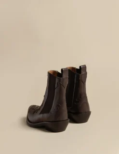 Sale BOTÍN COWBOY MARRÓN Zapatos