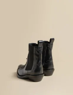 Fashion BOTÍN COWBOY NEGRO Zapatos