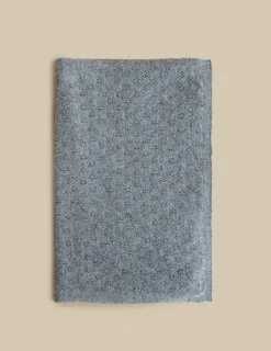 Online BUFANDA PUNTO DIBUJO GRIS Bufandas|Bufandas