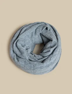 Shop BUFANDA PUNTO ROMBOS GRIS Bufandas