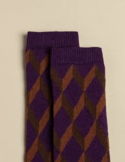 Cheap CALCETIN GEOMéTRICO Calcetines|Calcetines