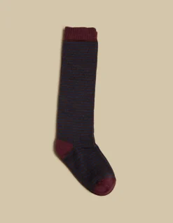 Hot CALCETIN RAYAS AZUL Calcetines|Calcetines
