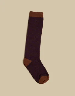 Shop CALCETIN RAYAS MARRÓN Calcetines|Calcetines