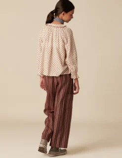 Fashion CAMISA CRUDA FLOR MARRÓN Camisas