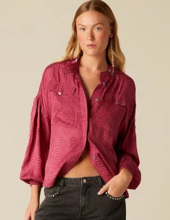 Outlet CAMISA JACQUARD FRESA Camisas