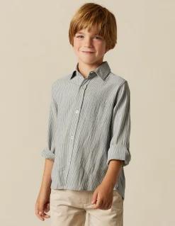 Clearance CAMISA RAYA AZUL Camisas