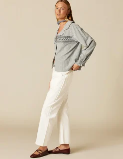 Hot CAMISA RAYA AZUL NIDOS Camisas
