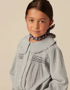 Hot CAMISA RAYA AZUL NIDOS Camisas