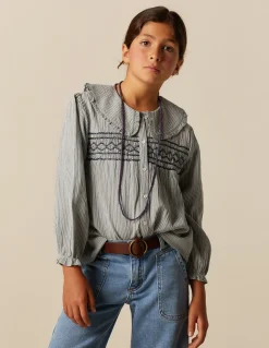 Outlet CAMISA RAYA AZUL NIDOS Camisas