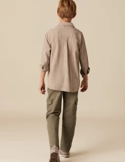 Fashion CAMISA RAYA MARRÓN Camisas