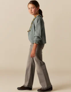 Discount CAMISA VERDE PESPUNTE MOSTAZA Camisas