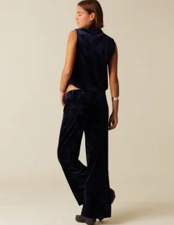 Sale CHALECO TERCIOPELO AZUL Chalecos