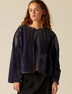 Shop CHAQUETA BEADS TERCIOPELO Ropa De Abrigo