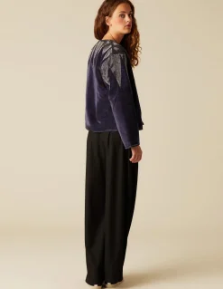 Shop CHAQUETA BEADS TERCIOPELO Ropa De Abrigo