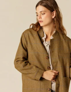 Online CHAQUETA MAO ESPIGA MARRÓN Ropa De Abrigo