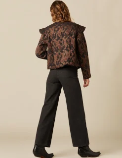 Best Sale CHAQUETA PAISLEY NEGRA Ropa De Abrigo