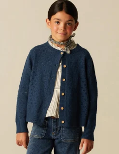 Clearance CHAQUETA PUNTO DIBUJO AZUL Punto