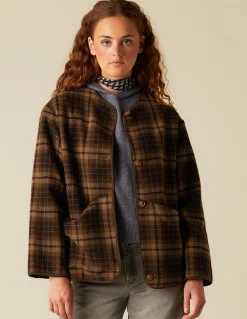 Outlet CHAQUETÓN CUADROS Ropa De Abrigo