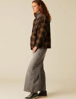 Outlet CHAQUETÓN CUADROS Ropa De Abrigo