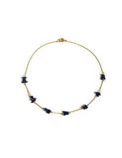 Hot COLLAR CADENA LAPISLAZULI Collares Y Gargantillas