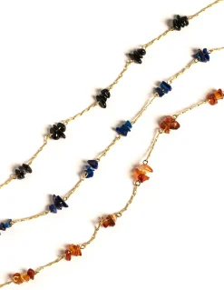 Hot COLLAR CADENA LAPISLAZULI Collares Y Gargantillas