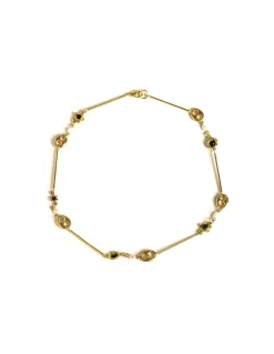 Hot COLLAR CADENA PERLA DORADO Collares Y Gargantillas