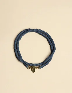 Fashion COLLAR CORTO MADERA AZUL Collares|Collares
