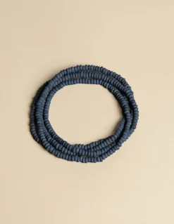 Best COLLAR LARGO MADERA AZUL Collares|Collares