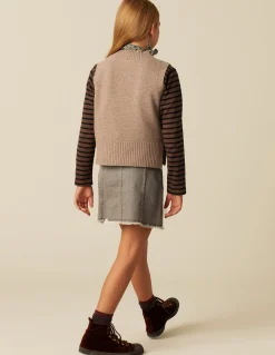 Outlet FALDA VAQUERA GRIS Denim|Faldas