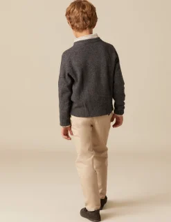 Hot JERSEY CUELLO PICO GRIS Punto