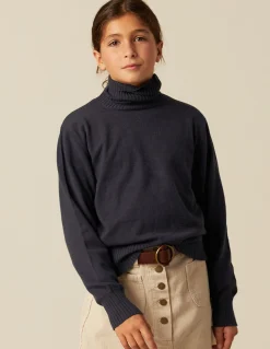 Hot JERSEY CUELLO VUELTO PUNTO AZUL Punto