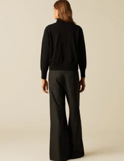 Sale JERSEY CUELLO VUELTO PUNTO NEGRO Punto