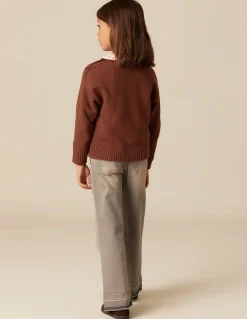 Best Sale JERSEY PUNTO BOTONES MARRON Punto
