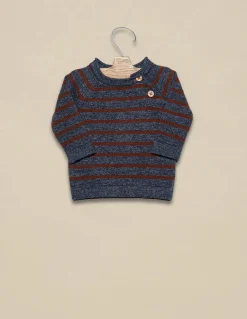 Online JERSEY RAYAS MARRÓN/MARENGO Punto