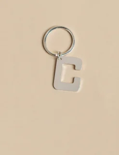 Outlet LLAVERO 'C' PLATEADO Llaveros|Llaveros