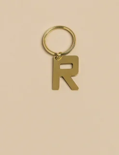 Cheap LLAVERO 'R' DORADO Llaveros|Llaveros