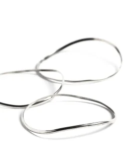 Best MIX PULSERAS ONDA PLATEADAS Pulseras