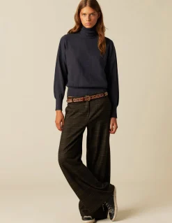Best PANTALÓN ANCHO CUADRO Pantalones