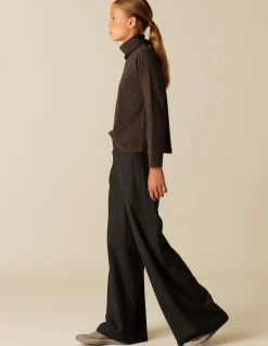 Best Sale PANTALÓN ANCHO DIBUJO GRIS Pantalones