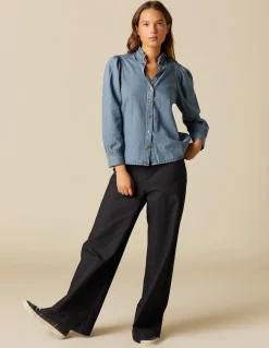 Sale PANTALÓN ANCHO ESPIGA Pantalones