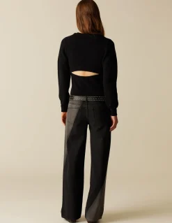 New PANTALÓN BICOLOR ANTRACITA Y GRIS Denim|Pantalones